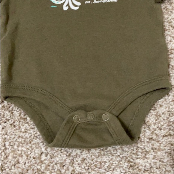 🚨4/$15🚨 Joe Fresh Olive Green Octopus Onesie - Picture 3 of 6